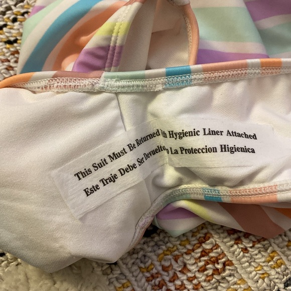 Cat & Jack Striped One Piece Bathing Suit - Picture 4 of 7